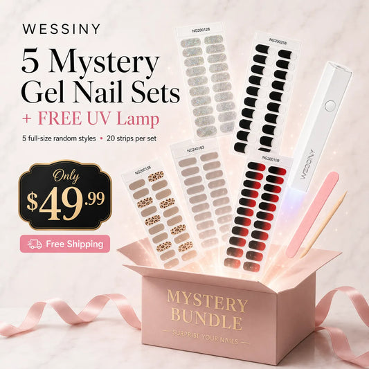 Wessiny mystery gel nail sets bundle - image 1