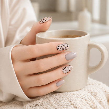 Dalmatian Nude Accent Semi-Cured Gel Nail Strips - Wessiny product image 2