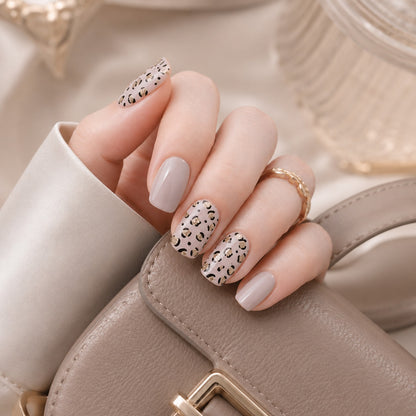 Dalmatian Nude Accent Semi-Cured Gel Nail Strips - Wessiny product image 3
